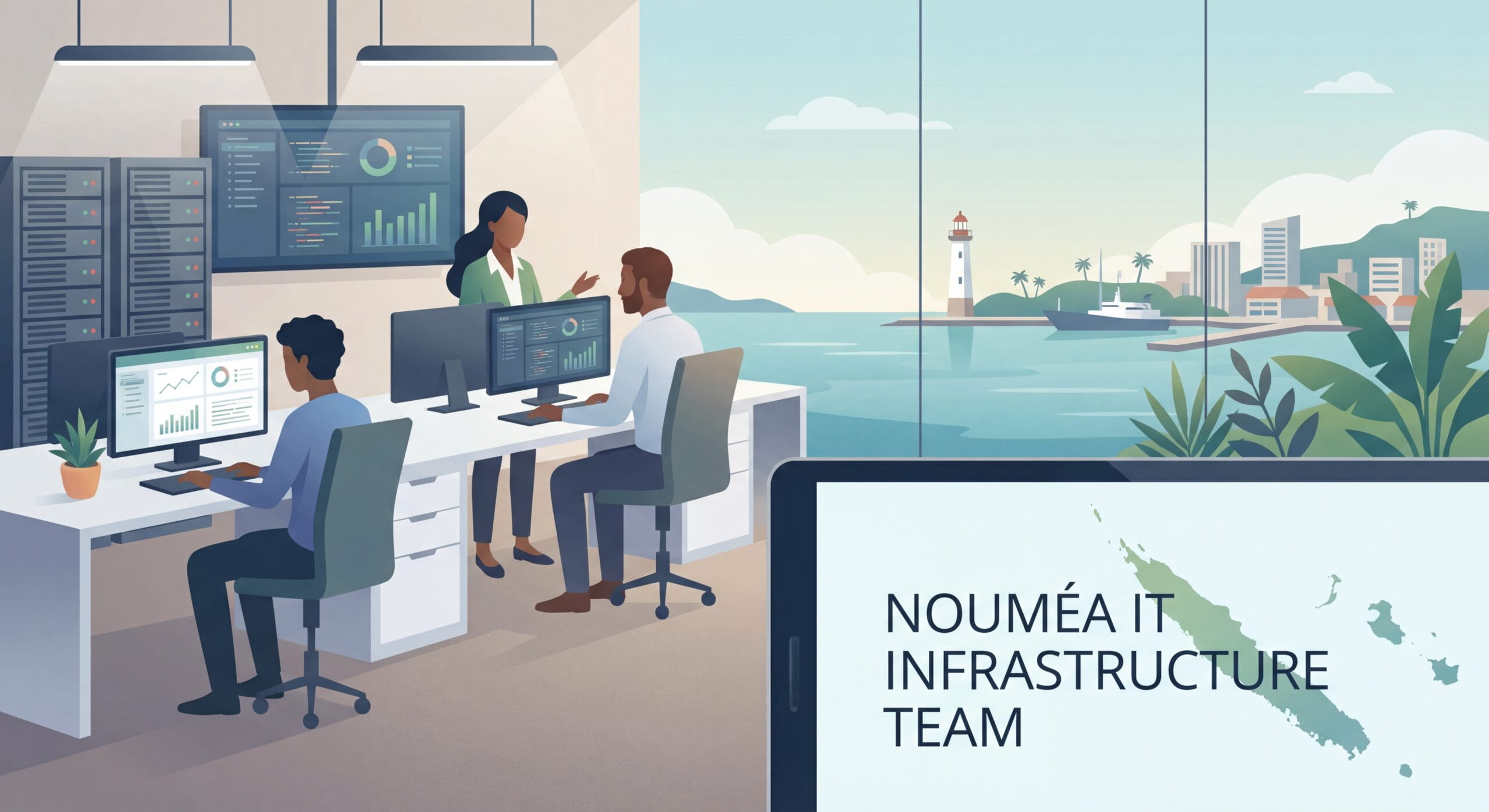 Infogérance et support informatique à Nouméa : pourquoi les entreprises externalisent leur informatique